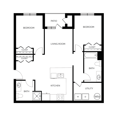 the floor plan of barcelona 54 apartment rentals